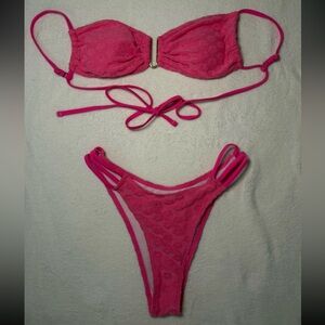 Target Pink Bikini Set